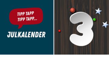 Julkalenderlucka 3 Miljonlotteriet 