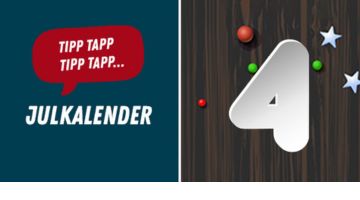 Bingolúcka fyra Miljonlotteriets julkalender 