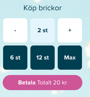 Köp bingobricka Miljonlotteriet