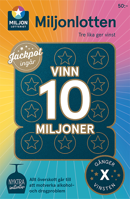 Miljonlotteriets skraplott Miljonlotten 2023