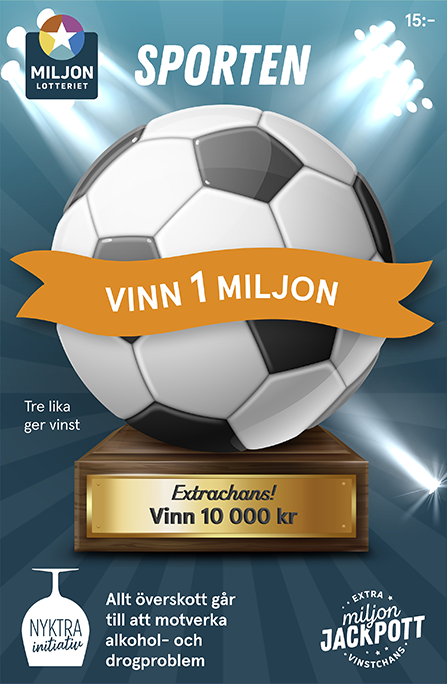 Miljonlotteriets lott sporten fotboll