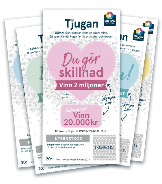 Bli en vinnare med Tjugan  Miljonlotteriet