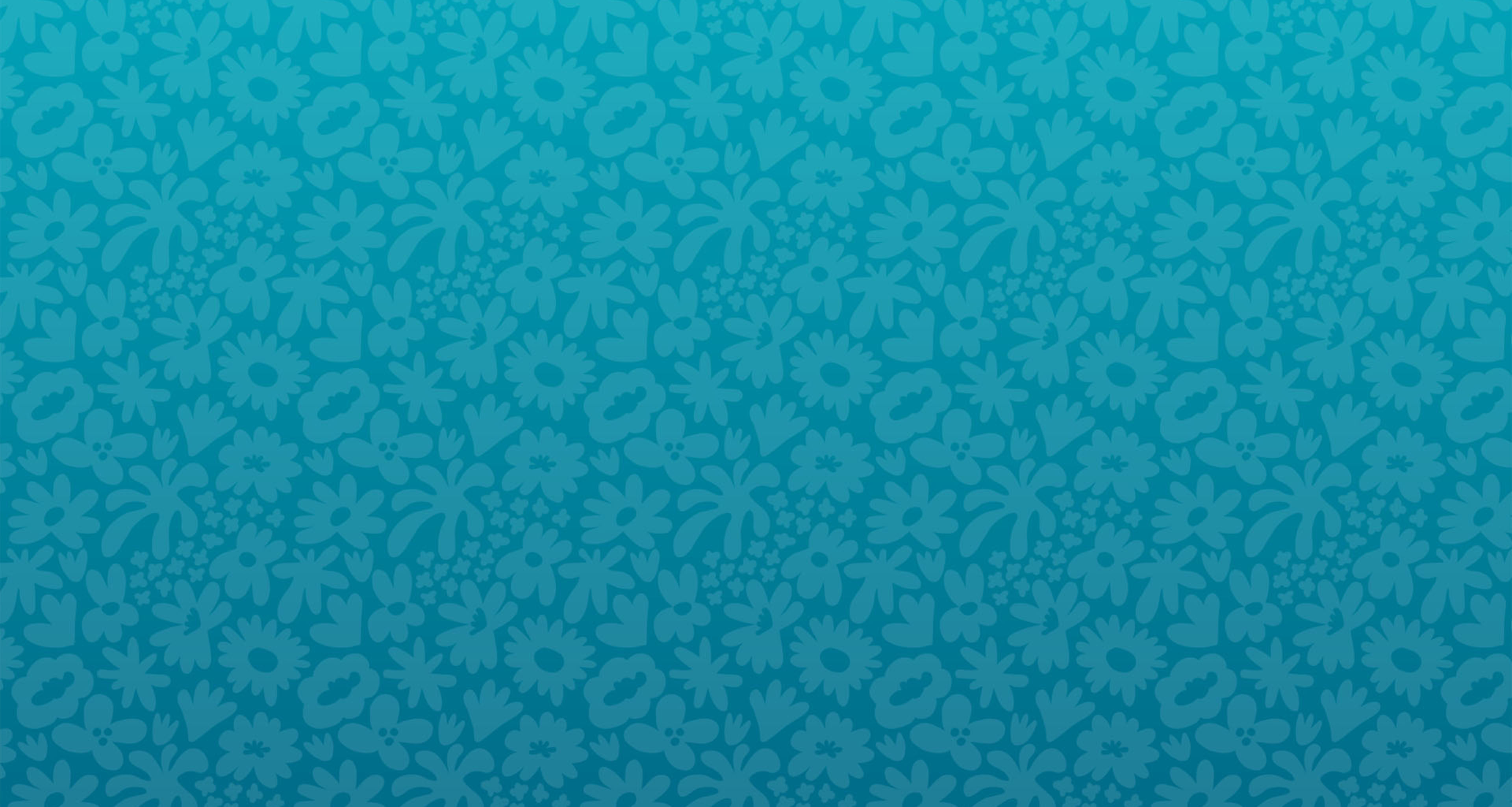 Turkos blommig bakgrund.