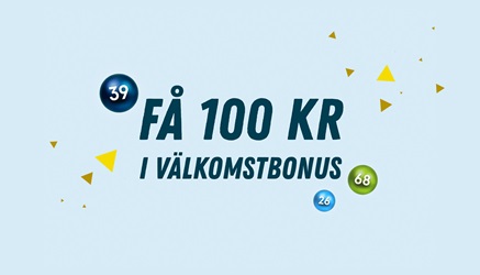 Välkomstbonus hos Miljonlotteriet