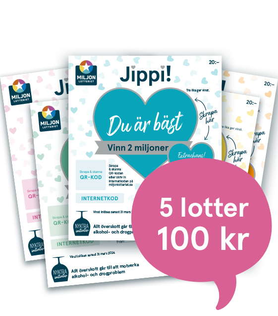 Miljonlotteriets skraplott Jippi