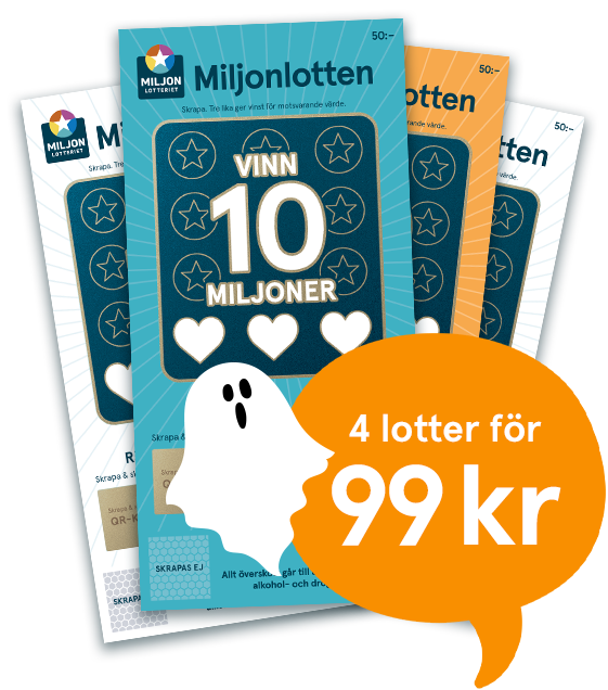 500 kronor i premie på Miljonlotten