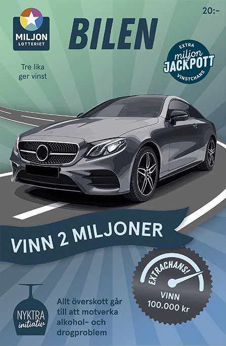 miljonlotteriet lotten bilen