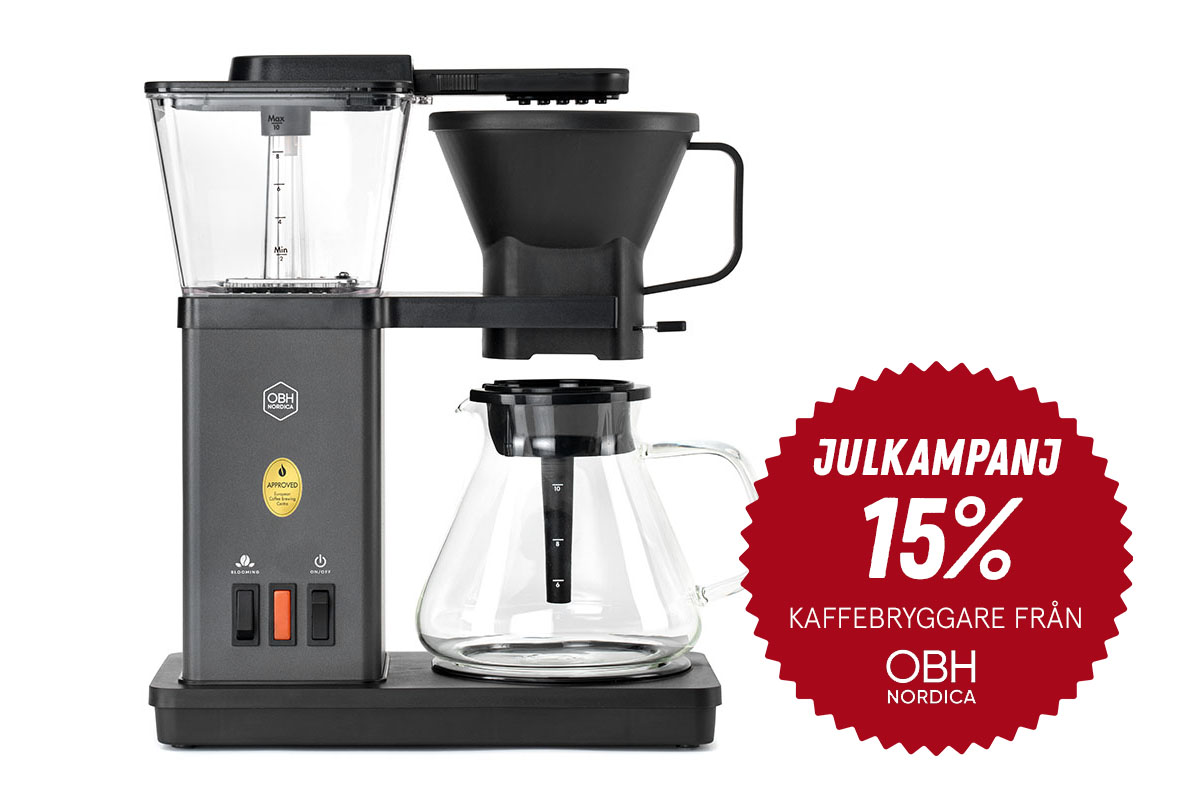 Miljonlotteriet vinster kaffebryggare