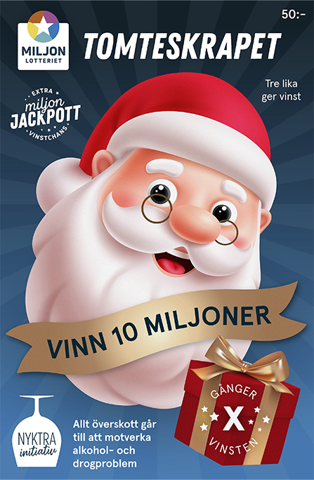 Miljonlotteriet Tomteskrapet Lott