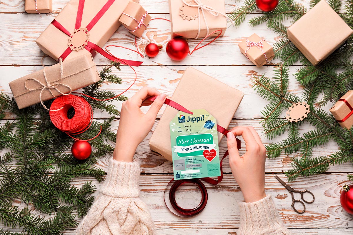 miljonlotteriet Jippi Etikettlott 10-pack