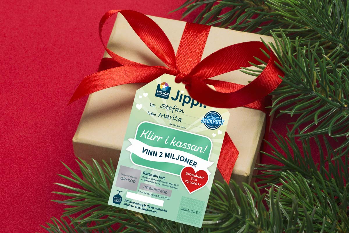 miljonlotteriet Jippi etikettlott 10-pack