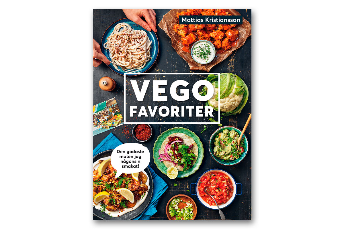 Hos Miljonlotteriet kan du vinna boken Vegofavoriter.