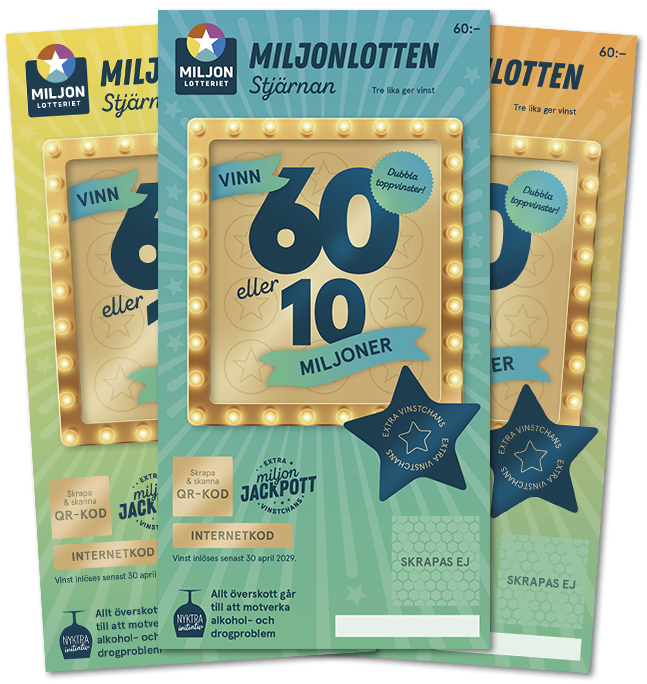 miljonlotteriet miljonlotten stjärnan prenumeration