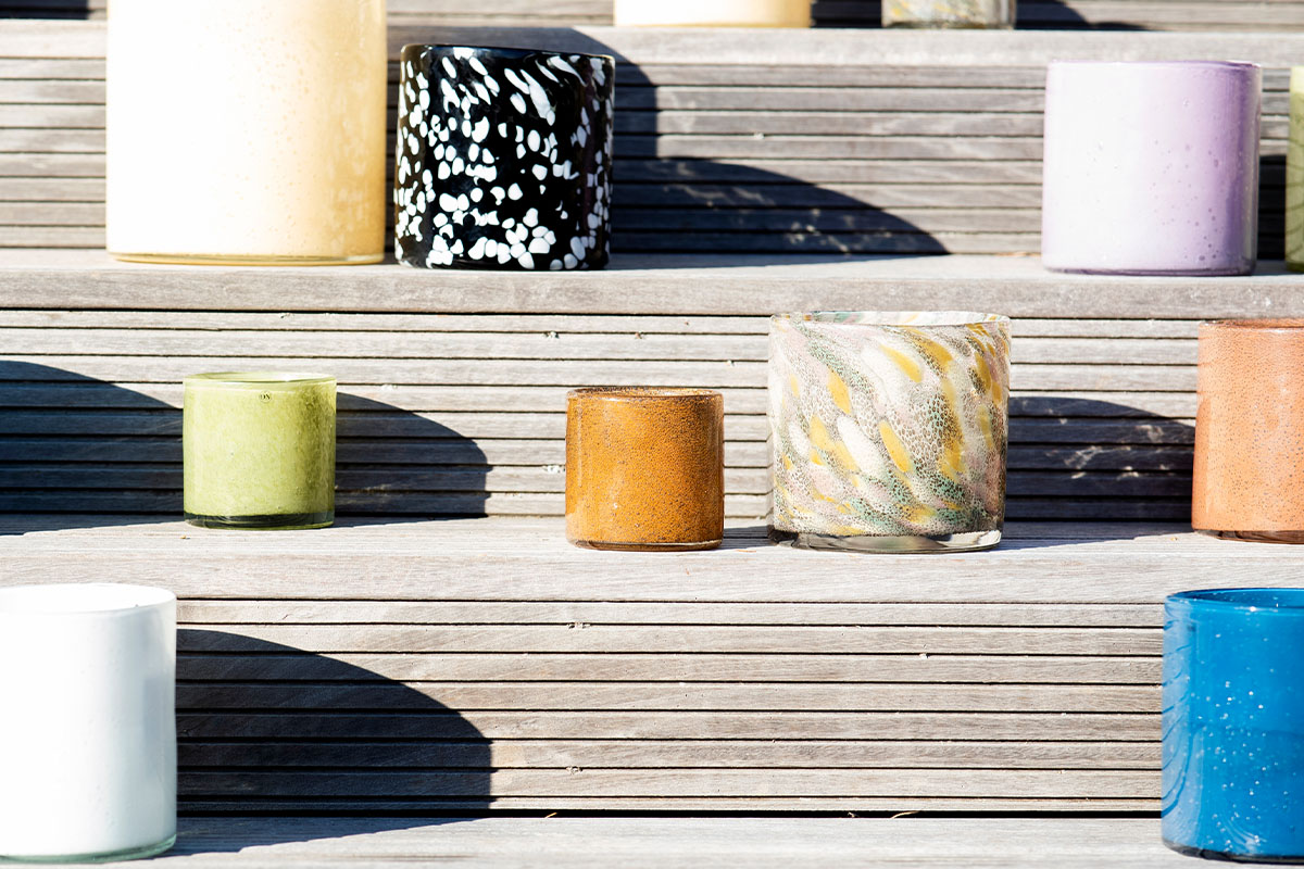 Miljonlotteriet vinster ljuslykta beige