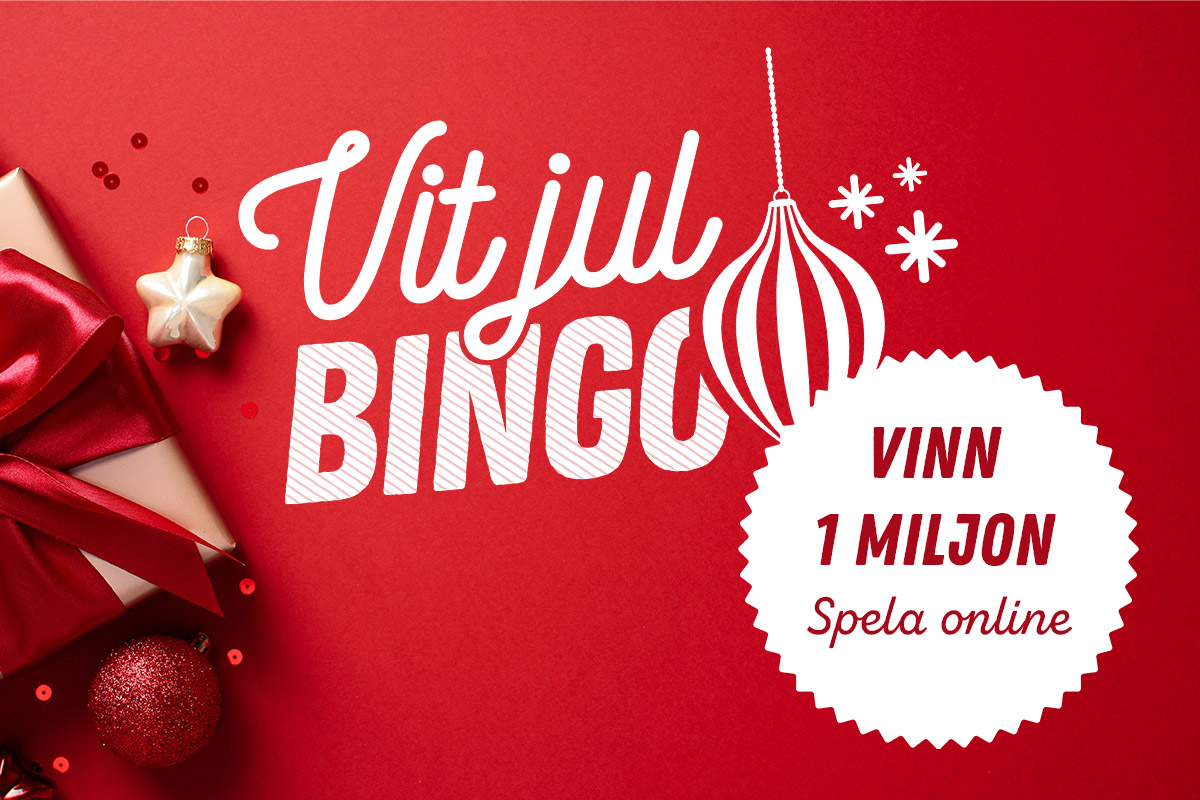 Miljonlotteriet vit jul bingo