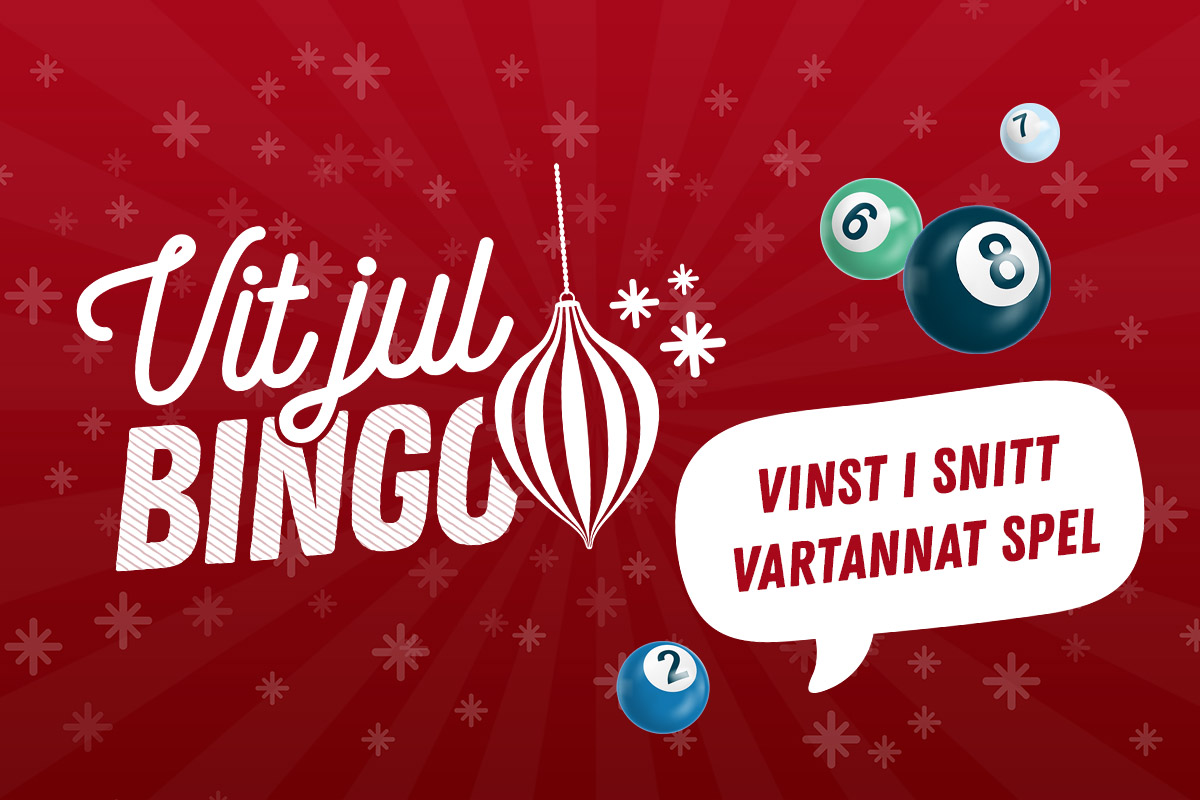 Miljonlotteriet vit jul bingo