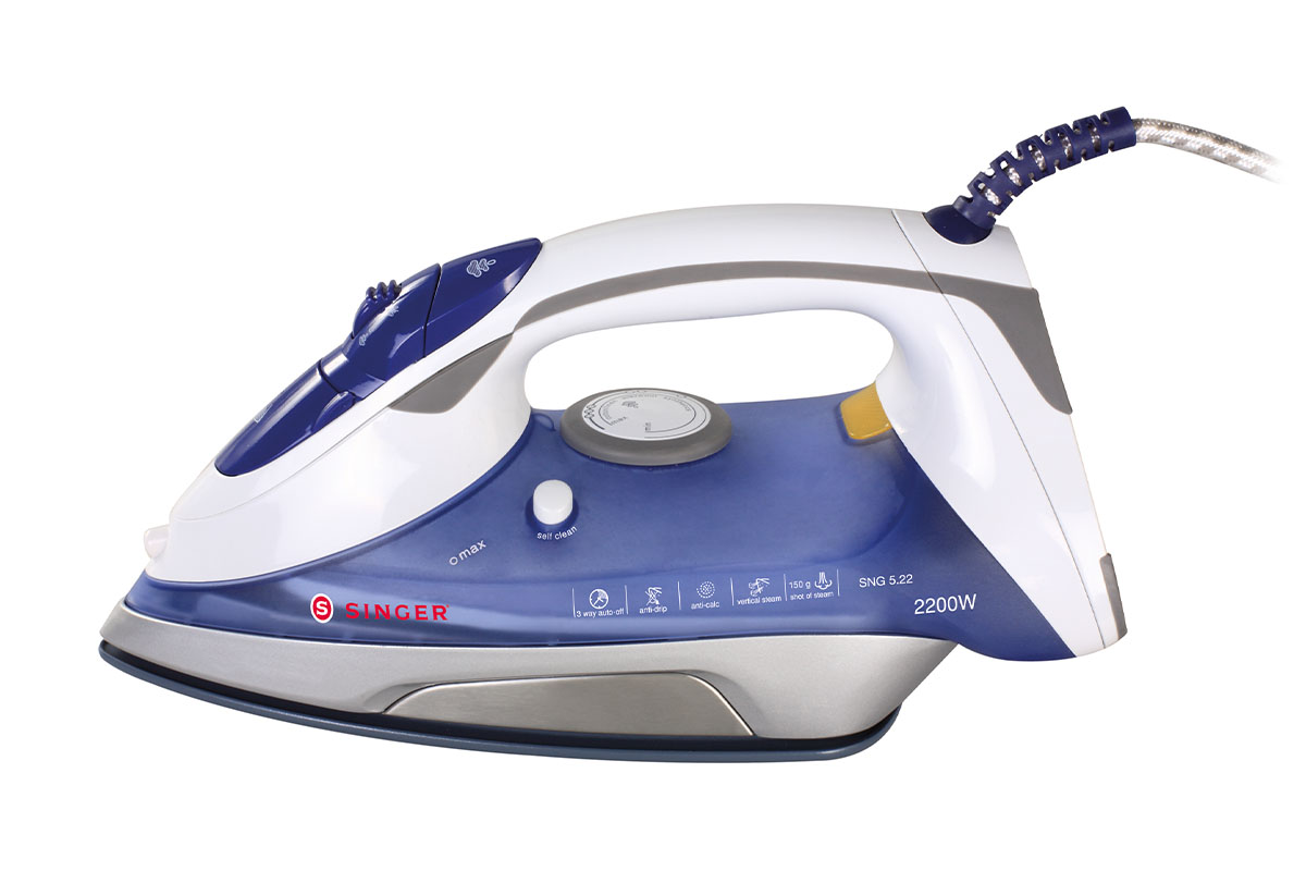 Hos Miljonlotteriet kan du vinna ett strykjärn från Singer