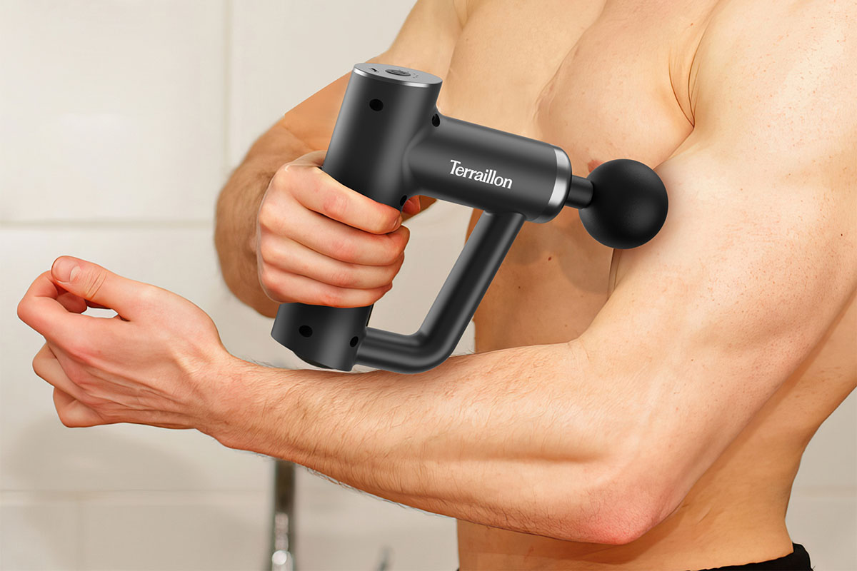 Hos Miljonlotteriet kan du vinna en massagepistol från Terraillon