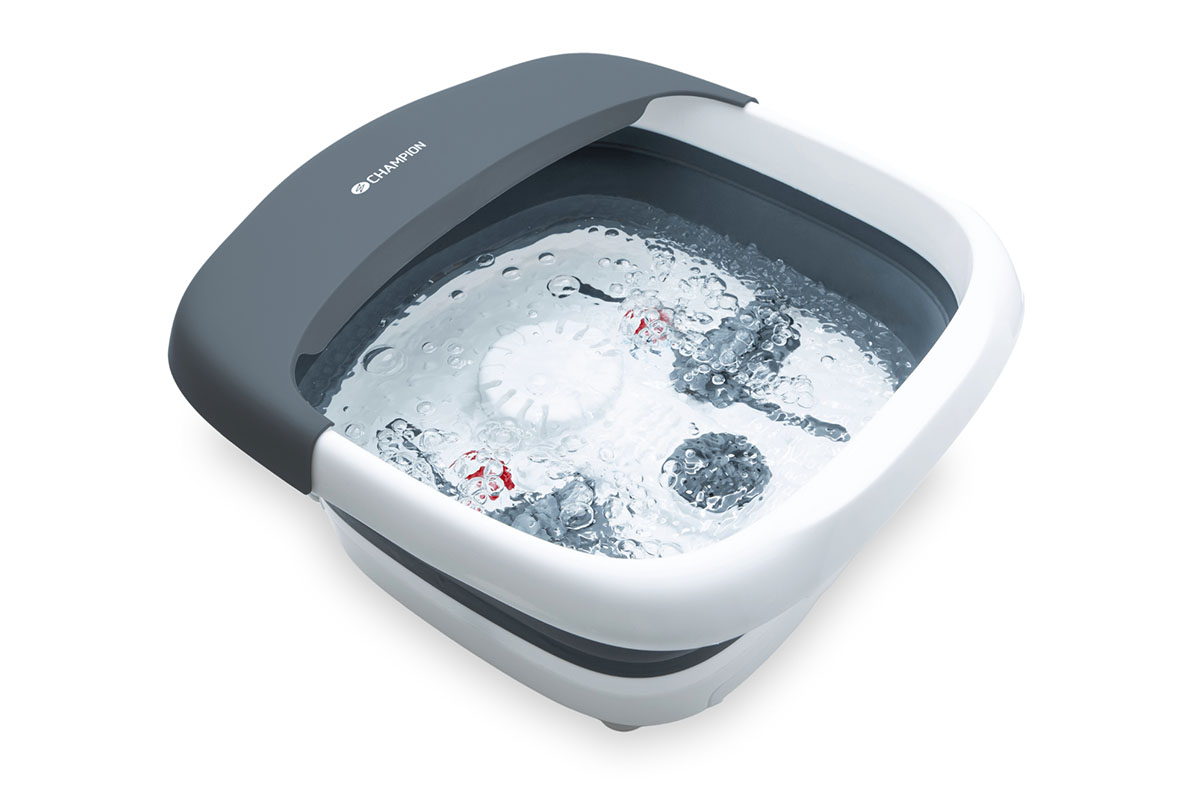 Hos Miljonlotteriet kan du vinna ett fotbad från Champion