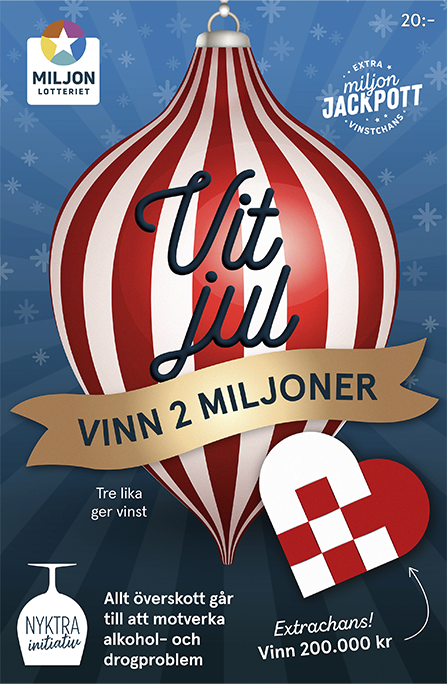 Miljonlotteriet Lott VitJul