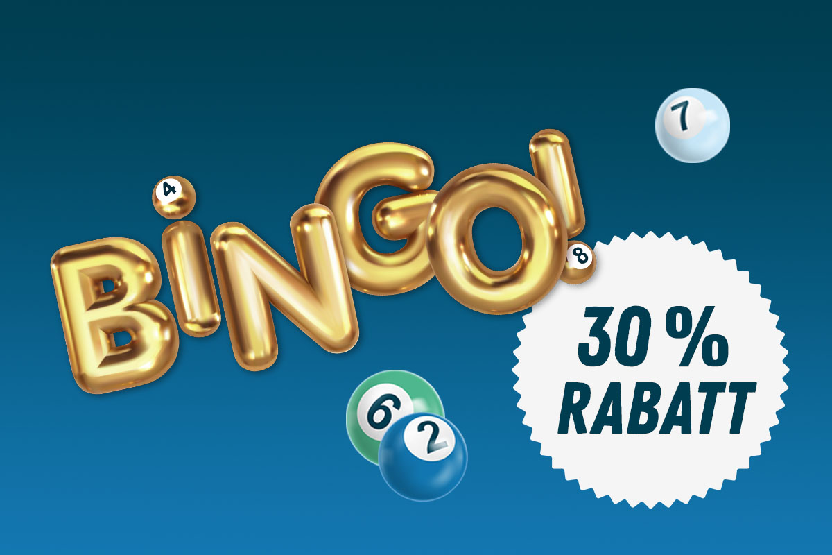 Miljonlotteriet bingo 30% rabatt