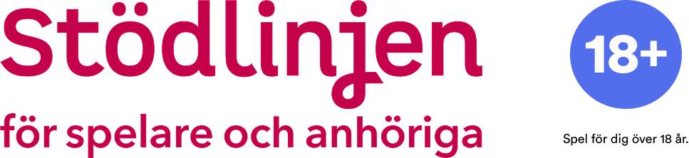 Stödlinjen och 18+ logga
