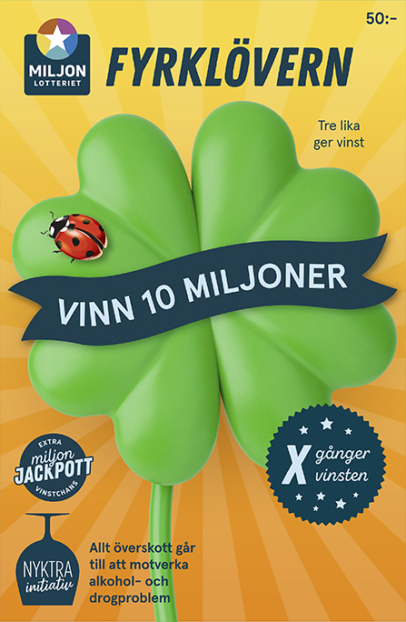 miljonlotteriet lotten fyrklövern