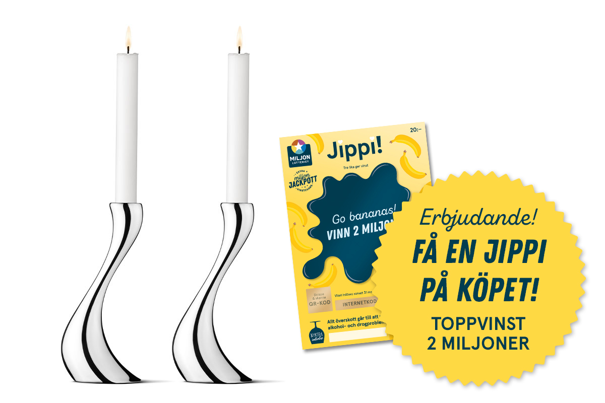 miljonlotteriet vinst jippilotter och ljusstake cobra