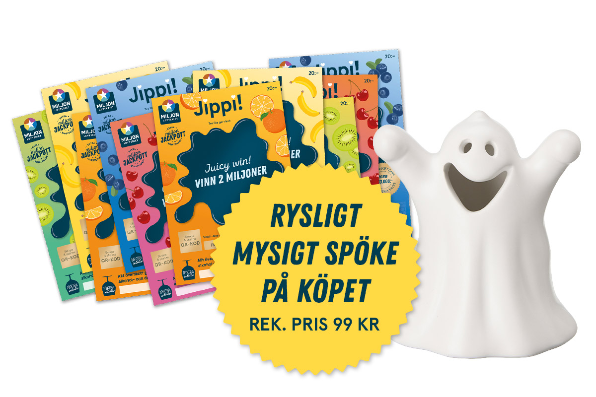 miljonlotteriet vinst Jippi och Ekollon 