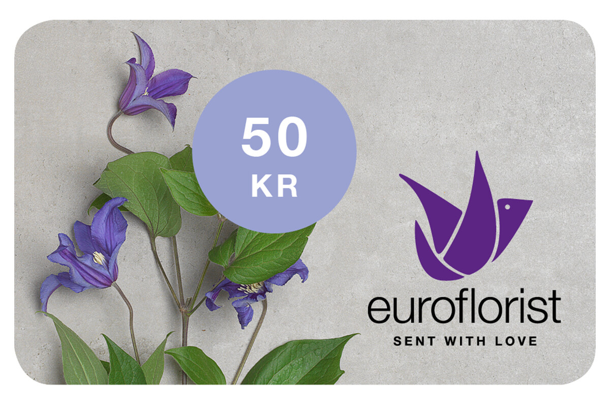 Hos Miljonlotteriet kan du vinna blomsterkort från Euroflorist
