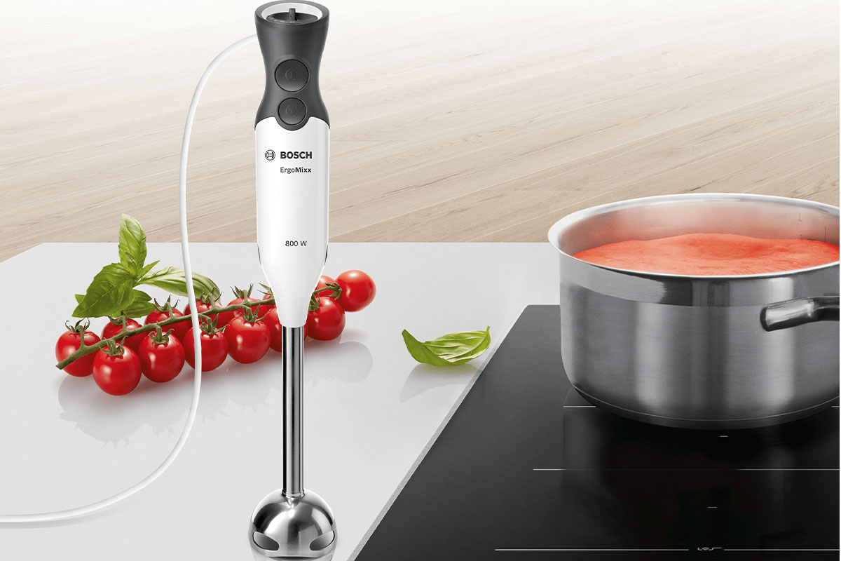 Hos Miljonlotteriet kan du vinna stavmixern ErgoMixx från Bosch