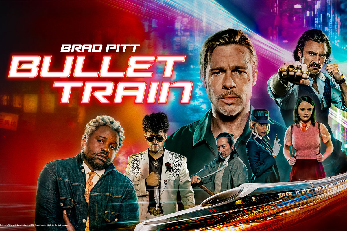 Hos Miljonlotteriet kan du vinna hyrfilm som Bullet Train från SF Anytime