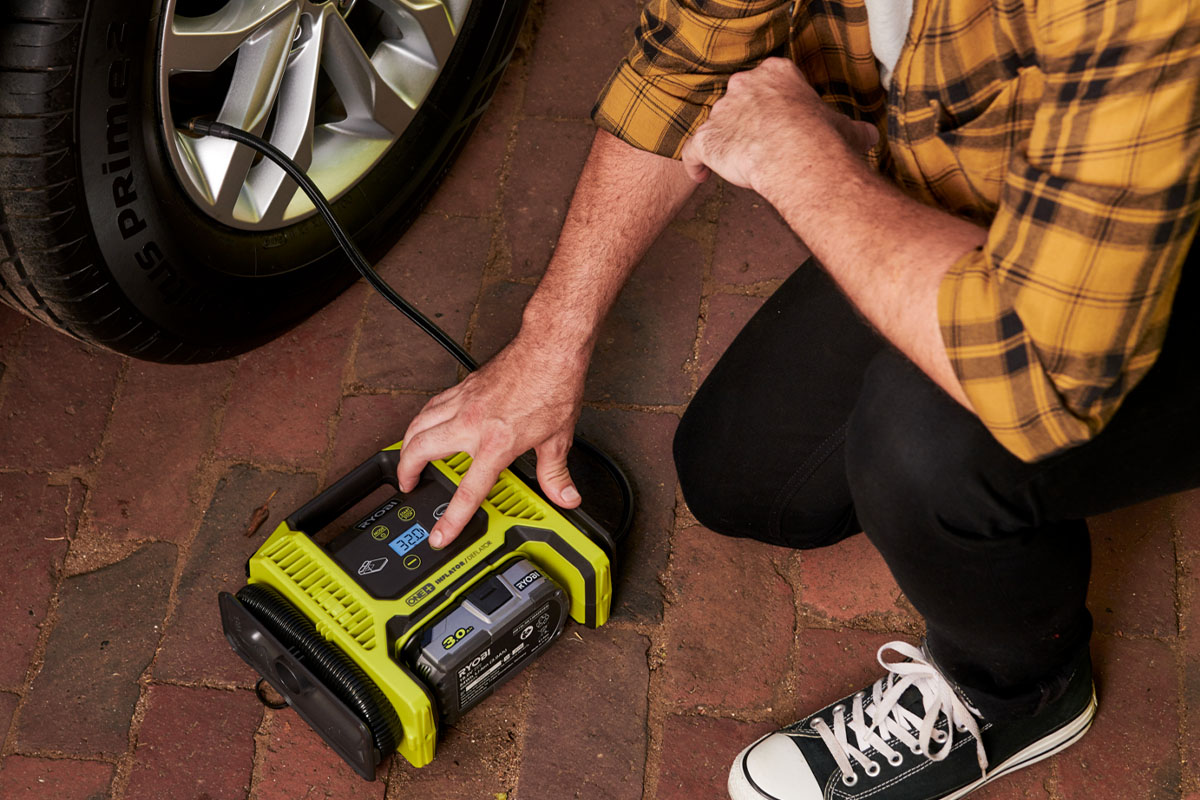 Hos Miljonlotteriet kan du vinna multikompressorn Ryobi 18V ONE+