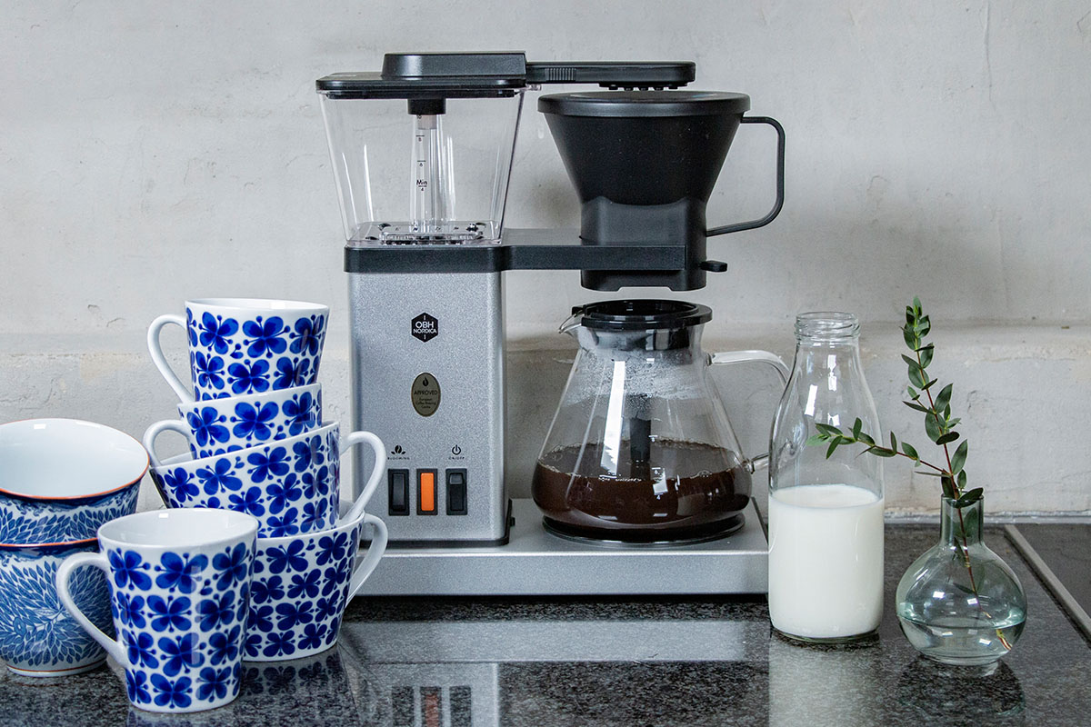 Hos Miljonlotteriet kan du vinna kaffebryggaren OBH Nordica Blooming Prime