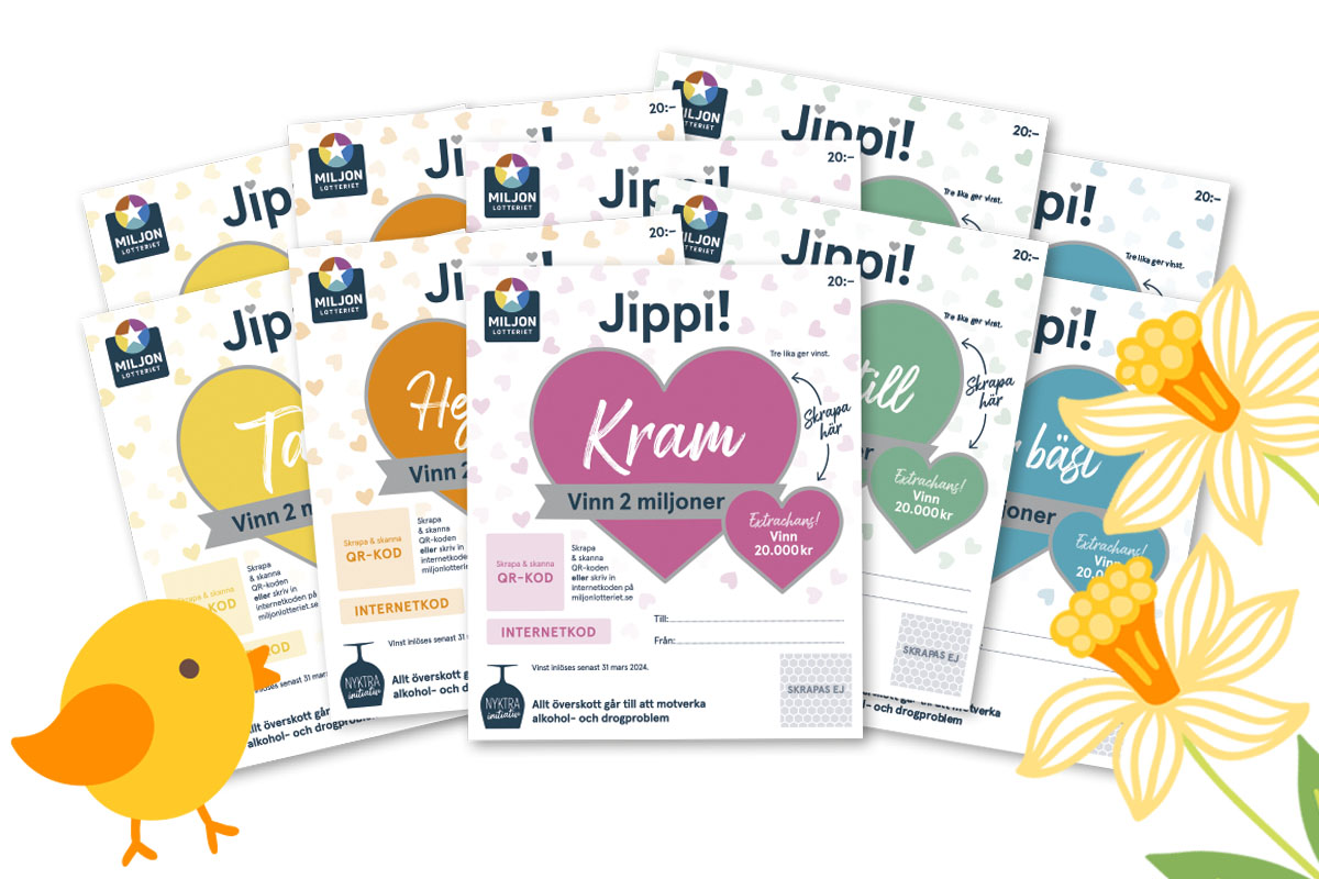10 Jippi-lotter med påsktema