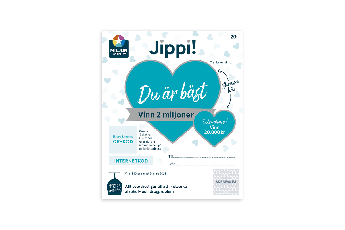 Jippi-lott du är bäst