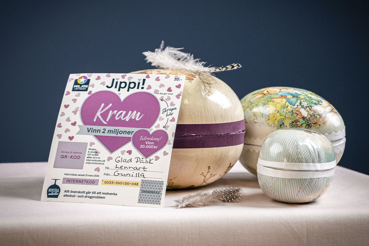Påskägg och Jippi-lott