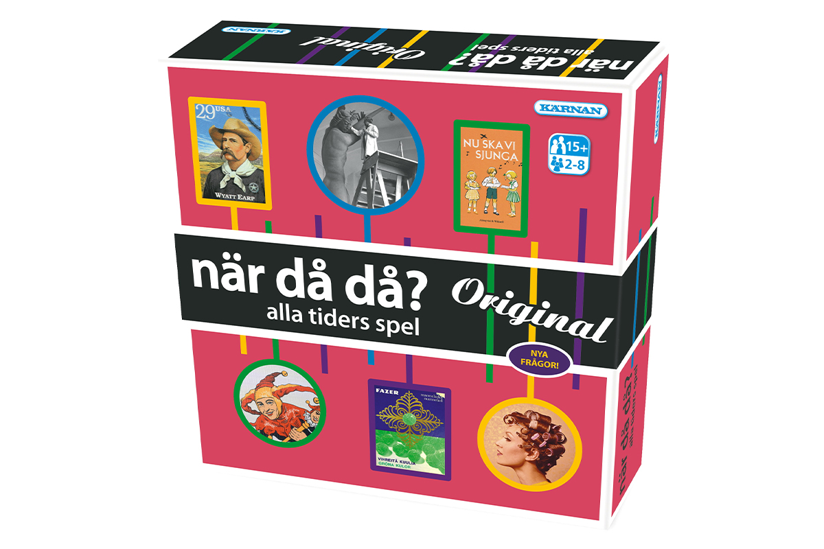 Hos Miljonlotteriet kan du vinna sällskapsspelet När då då från Kärnan.