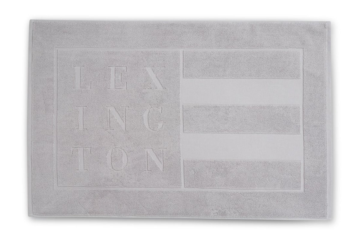 Hos Miljonlotteriet kan du vinna en ljusgrå badrumsmatta från Lexington